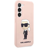 Karl Lagerfeld KLHCS23SSNIKBCP S23 S911 hardcase pink/pink Silicone Ikonik