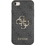 Guess GUHCI84GMGGR iPhone 7/8/SE 2020/ 2022 grey/grey hardcase 4G Big Metal Logo