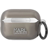 Karl Lagerfeld KKLAP2HNIKTCK Airpods Pro 2 cover sort/sort Ikonik Karl Lagerfeld