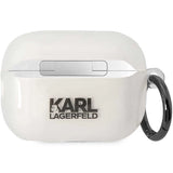 Karl Lagerfeld KLAP2HNCHTCT Airpods Pro 2 cover gennemsigtigt Ikonik Choupette