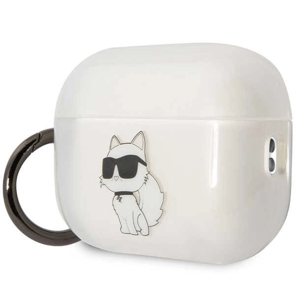 Karl Lagerfeld KLAP2HNCHTCT Airpods Pro 2 cover gennemsigtigt Ikonik Choupette