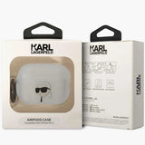 Karl Lagerfeld KLAP2HNIKTCT Airpods Pro 2 cover gennemsigtigt Ikonik Karl Lagerfeld