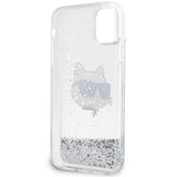 Karl Lagerfeld KLHCN61LNCHCS iPhone 11/ XR silver/silver hardcase Glitter Choupette Head