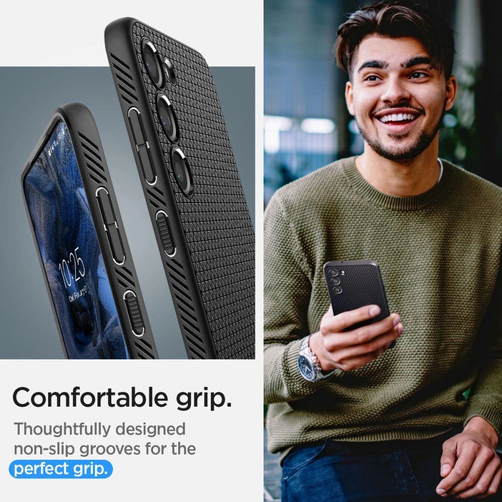 Spigen Liquid Air Case til Samsung Galaxy S23 - Matte sort