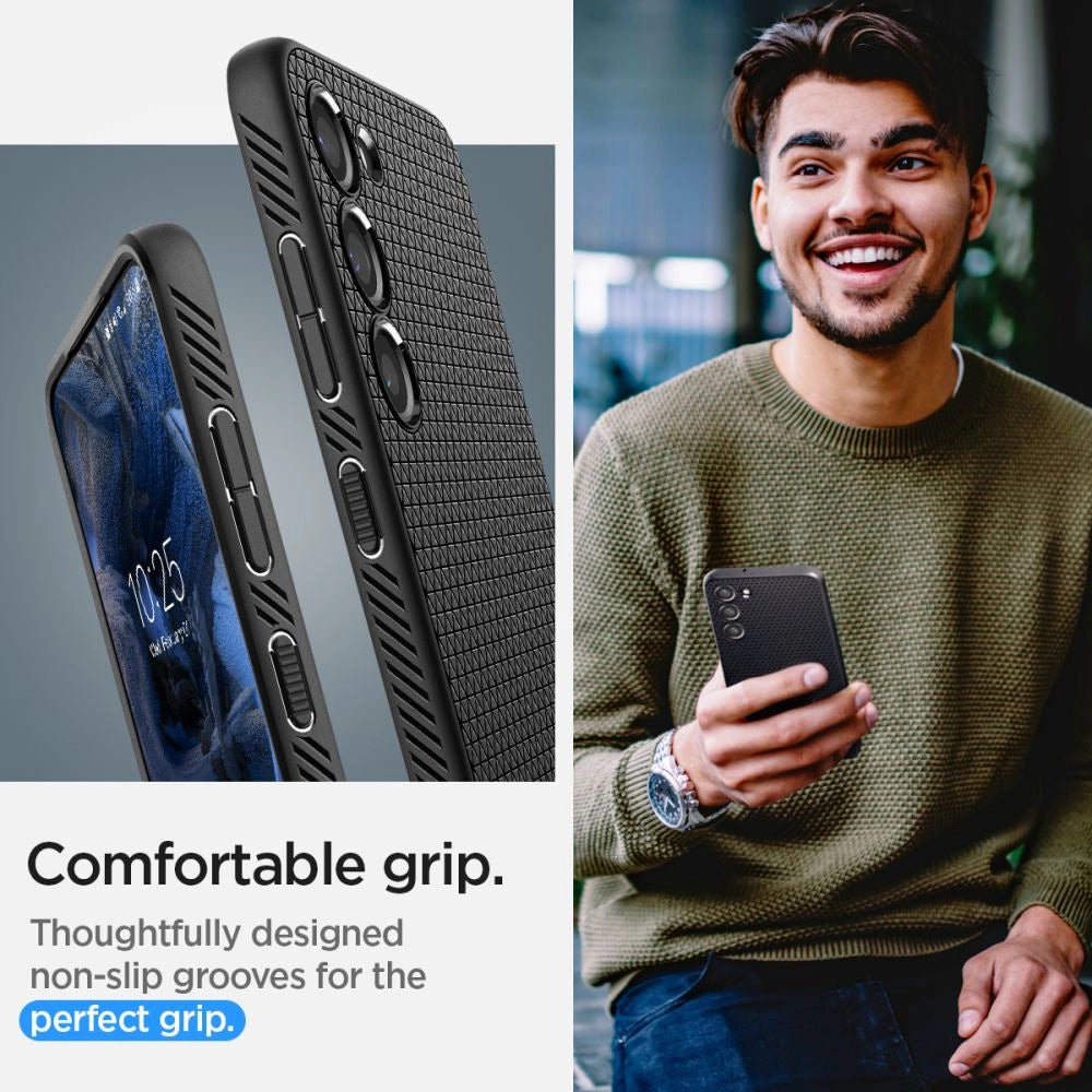 Spigen Liquid Air Case til Samsung Galaxy S23 - Matte sort