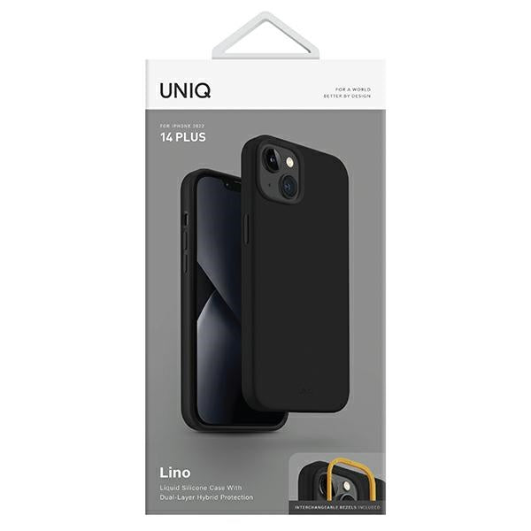 Uniq Lino case for iPhone 14 Plus - black
