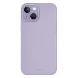 Uniq Lino-foder for iPhone 14 Plus - lilla