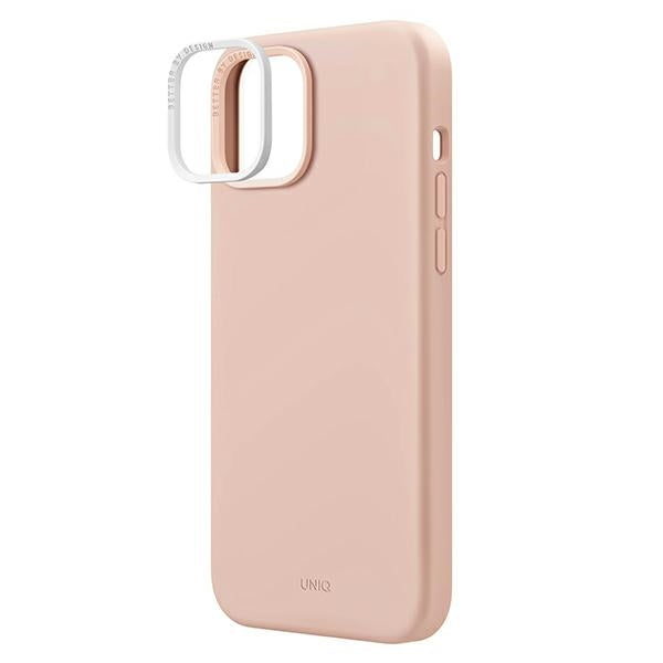 Uniq Lino case for iPhone 14 Plus - pink