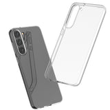 Ultra Clear 0,5 mm æske til Samsung Galaxy S23+ tynd omslag gennemsigtig