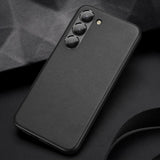 Dux Ducis Grit case for Samsung Galaxy S23+ elegant case made of artificial leather black