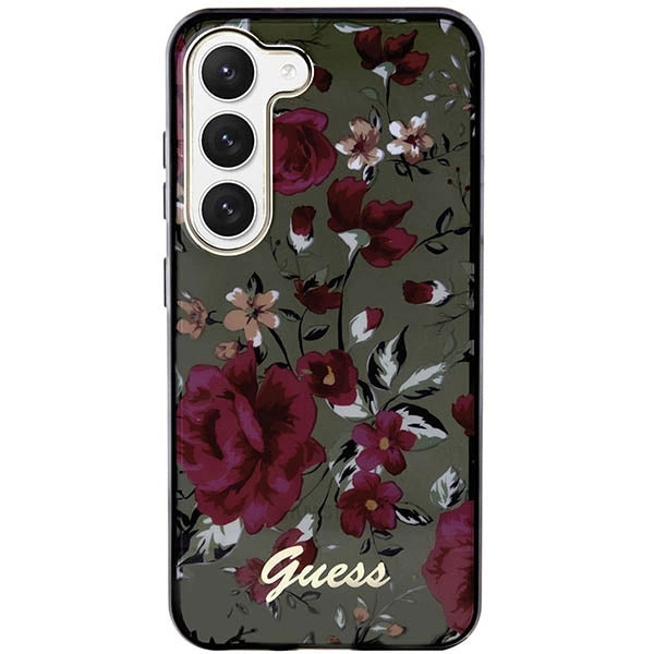 Guess GUHCS23MHCFWSA S23+ S916 green/kaki hardcase Flower Collection