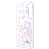 Guess GUHCS23MHCFWST S23+ S916 white/white hardcase Flower Collection