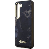 Guess GUHCS23SHTMRSK S23 S911 black/black hardcase Golden Marble Collection