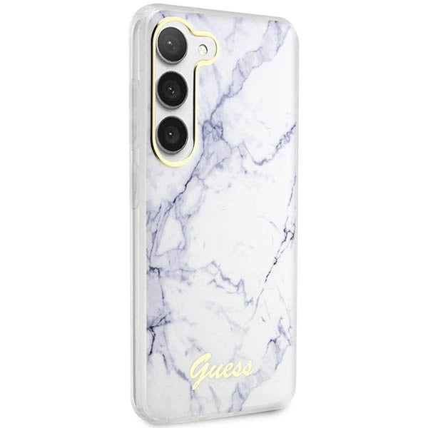 Guess GUHCS23SPCUMAH S23 S911 white/white hardcase Marble