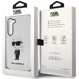 Karl Lagerfeld KLHCS23MHNIKTCT S23+ S916 transparent hardcase Ikonik Karl Lagerfeld