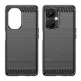 Carbon Case til OnePlus Nord CE 3 fleksibelt silikone carbon cover sort