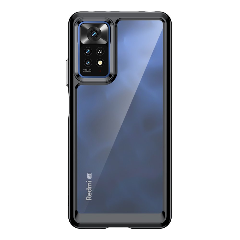 Outer Space Case til Xiaomi Poco X5 5G / Redmi Note 12 5G cover med fleksibel ramme sort
