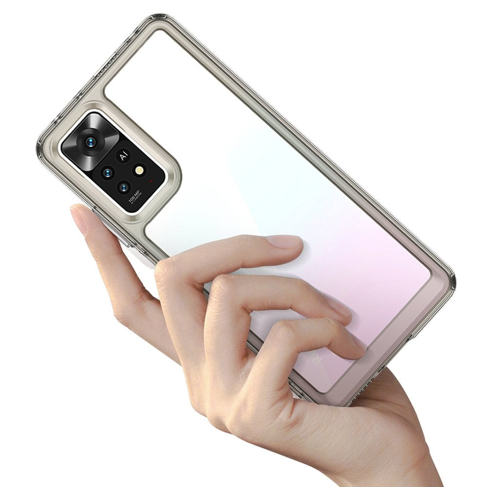 Outer Space Case til Xiaomi Poco X5 5G / Redmi Note 12 5G cover med en fleksibel blå ramme