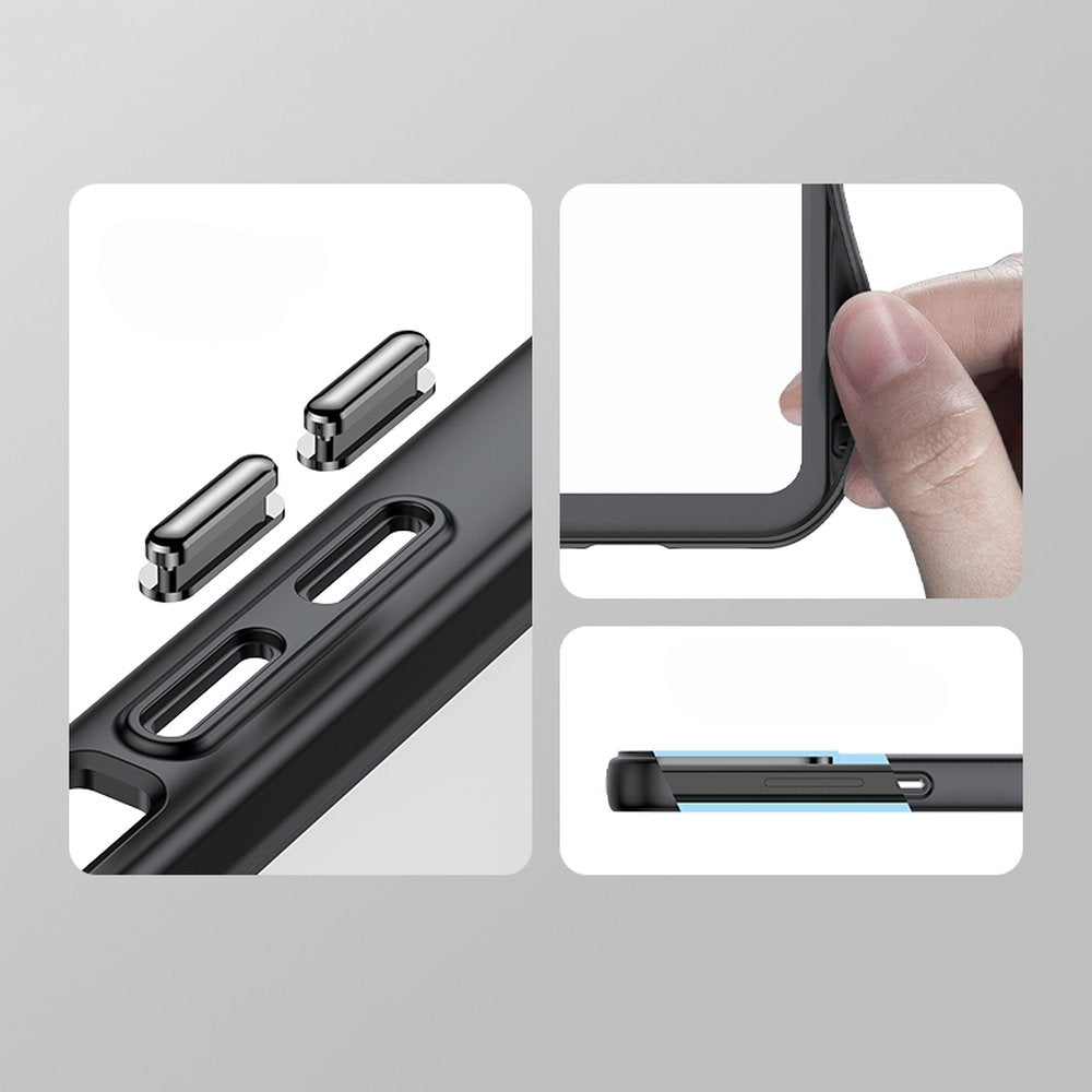Outer Space Case til Xiaomi Poco X5 5G / Redmi Note 12 5G cover med fleksibel ramme gennemsigtig