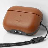 Uniq Terra Genuine Leather case for AirPods Pro 2 - brown