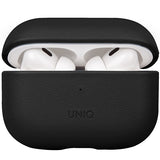 Uniq Terra Ægte læderfoder til AirPods Pro 2 - sort