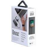 Uniq Flex USB-C / Lightning 18W nylonkabel 30 cm - grå