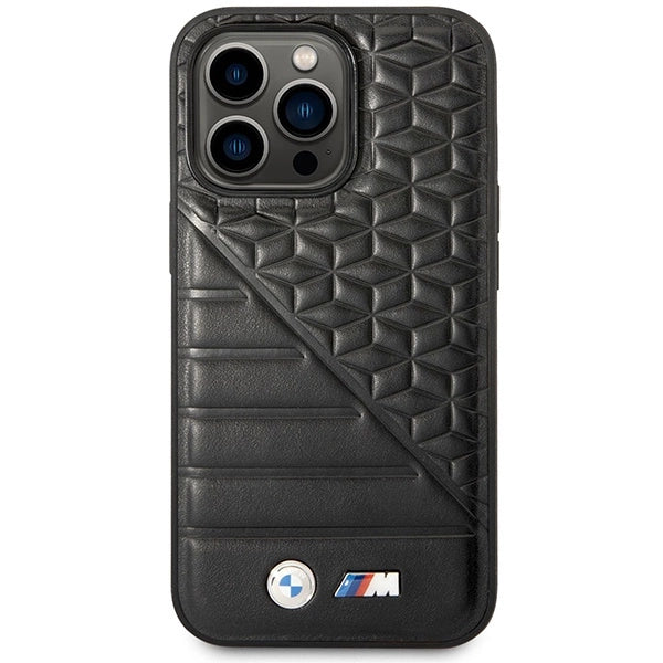 BMW Bi Pattern Case for iPhone 14 Pro 6.1" - Black