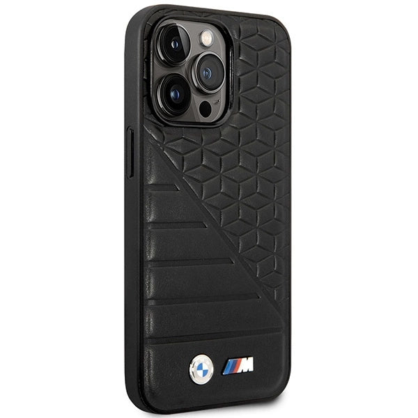 BMW Bi Pattern Case for iPhone 14 Pro 6.1" - Black