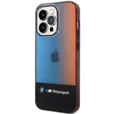 BMW Half Tricolor Case til iPhone 14 Pro Max 6.7" - sort
