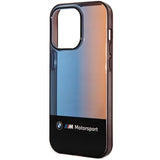 BMW Half Tricolor Case til iPhone 14 Pro Max 6.7" - sort