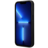 Case BMW BMHMP14L22RFGK iPhone 14 Pro 6.1" sort/sort læder Diamond mønster MagSafe