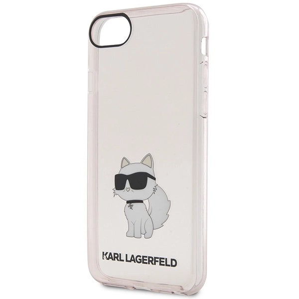 Karl Lagerfeld KLHCI8HNCHTCP iPhone 7/8/ SE 2020 / SE 2022 pink/pink hardcase Ikonik Choupette