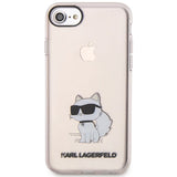 Karl Lagerfeld KLHCI8HNCHTCP iPhone 7/8/ SE 2020 / SE 2022 pink/pink hardcase Ikonik Choupette