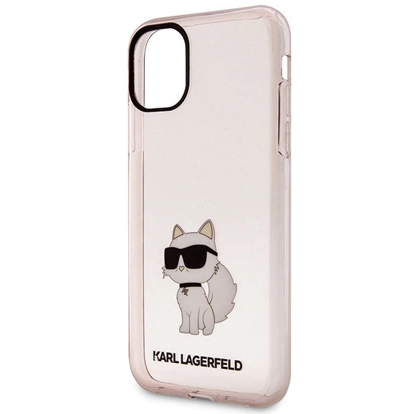 Karl Lagerfeld KLHCN61HNCHTCP iPhone 11 / Xr 6.1" pink/pink hardcase Ikonik Choupette