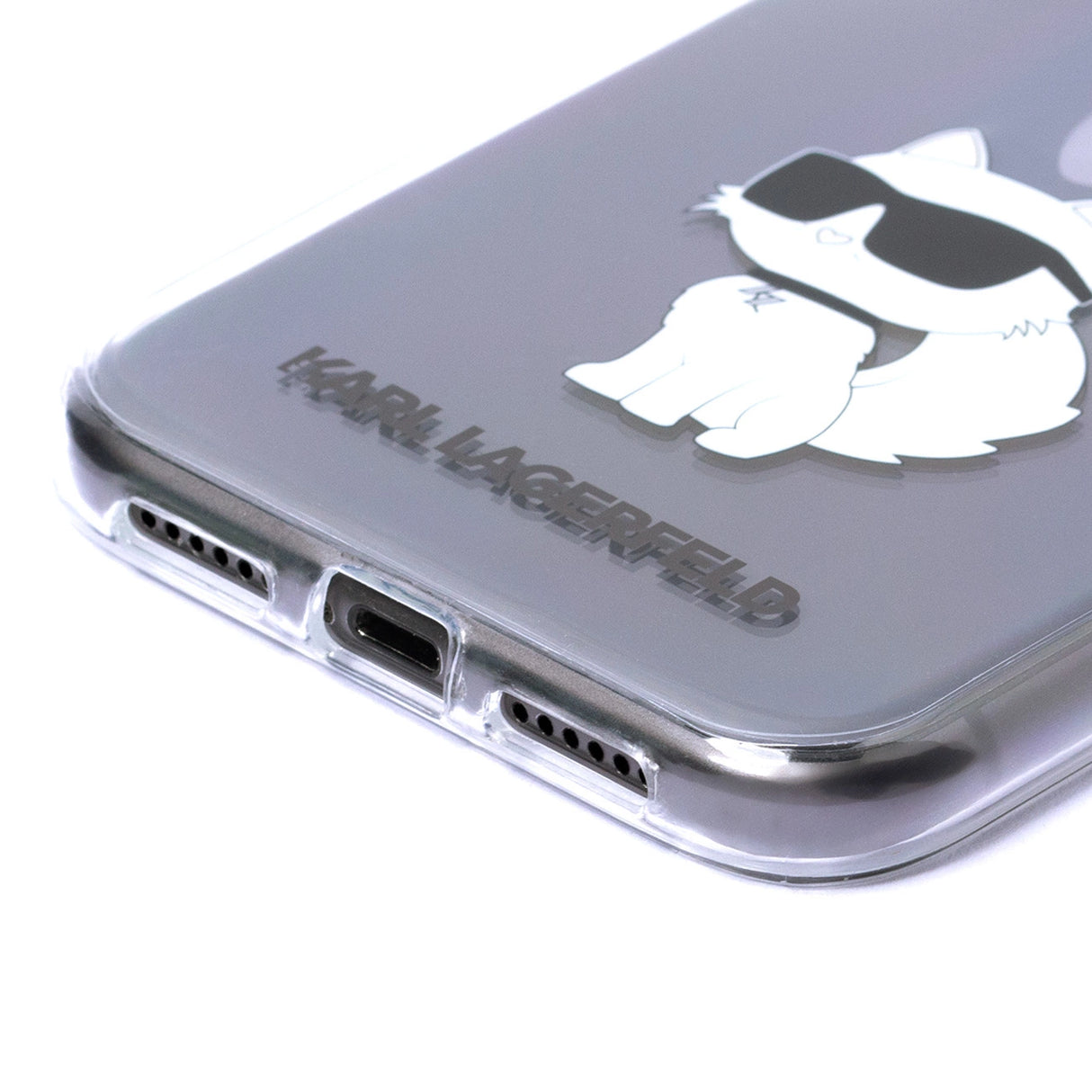 Karl Lagerfeld Ikonik Choupette Case for iPhone 11 / Xr - Transparent