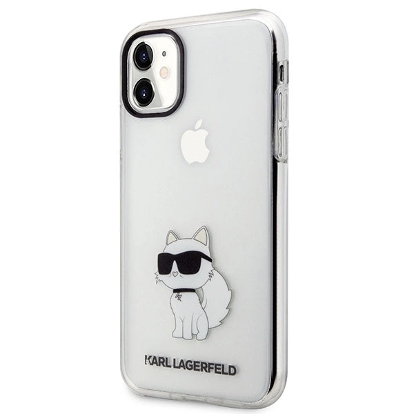 Karl Lagerfeld Ikonik Choupette Case for iPhone 11 / Xr - Transparent