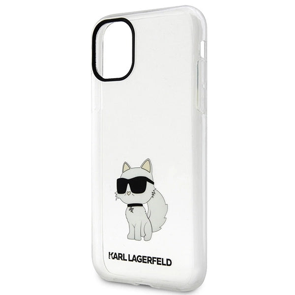 Karl Lagerfeld Ikonik Choupette Case for iPhone 11 / Xr - Transparent