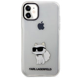 Karl Lagerfeld Ikonik Choupette Case for iPhone 11 / Xr - Transparent