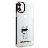 Karl Lagerfeld Ikonik Choupette Case for iPhone 11 / Xr - Transparent