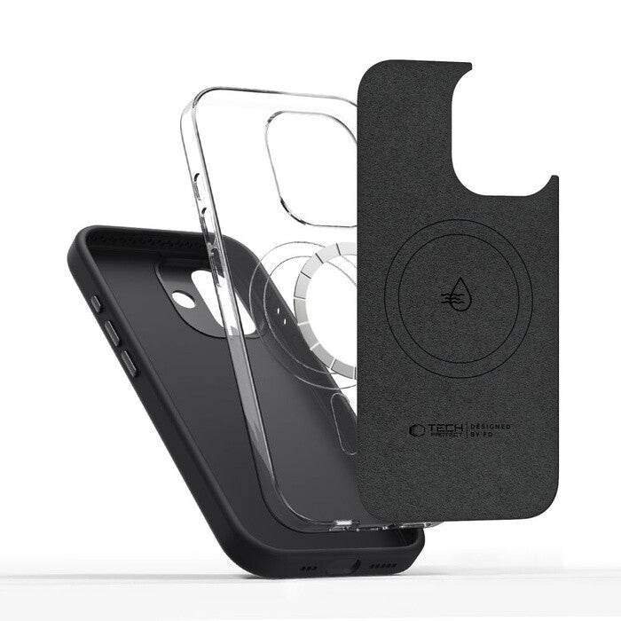 Tech-Protect 5906302334285 mobiltelefon etui 16 cm (6.3") Cover Sort