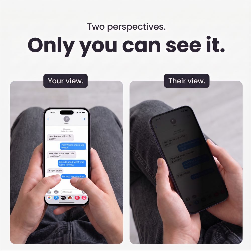Privacyglas Tech Protect Quick Set Spy+ 2 Pack Iphone 18 Pro Privacy