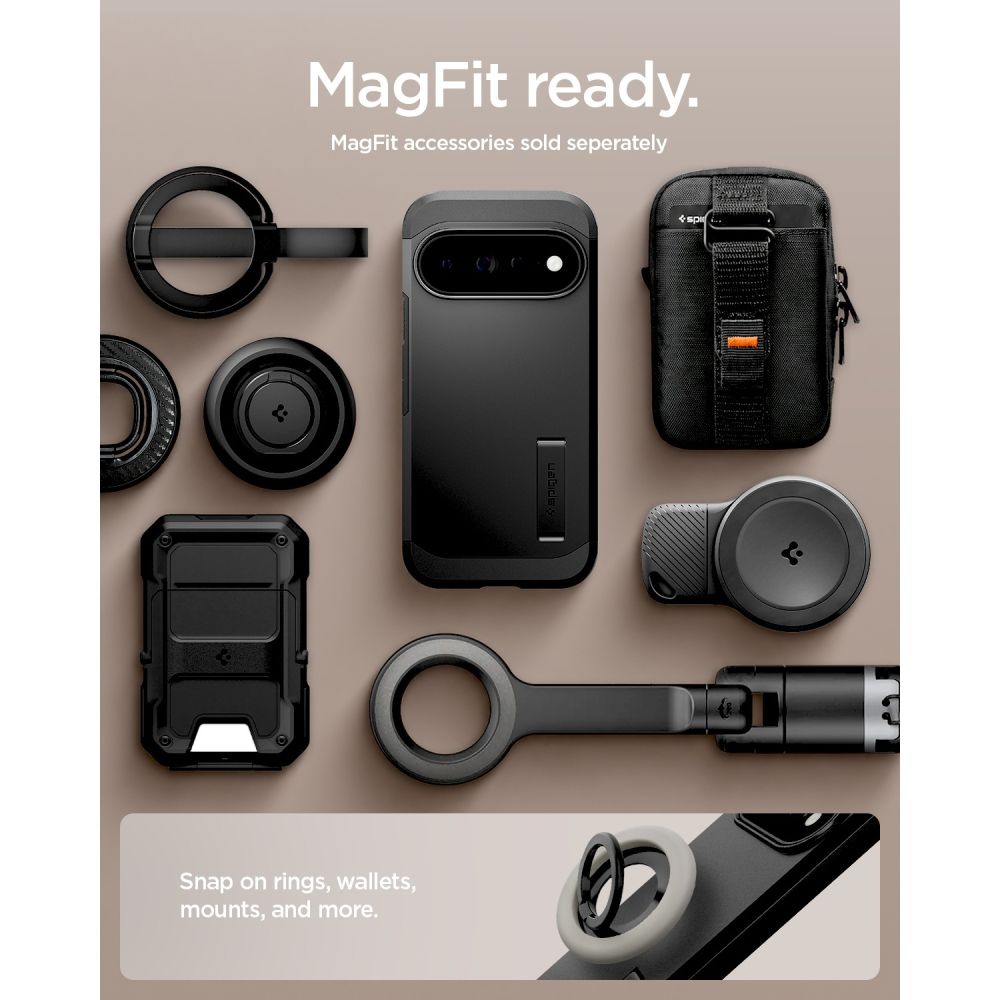 Spigen Tough Armor Magsafe Google Pixel 11 Pro Sort