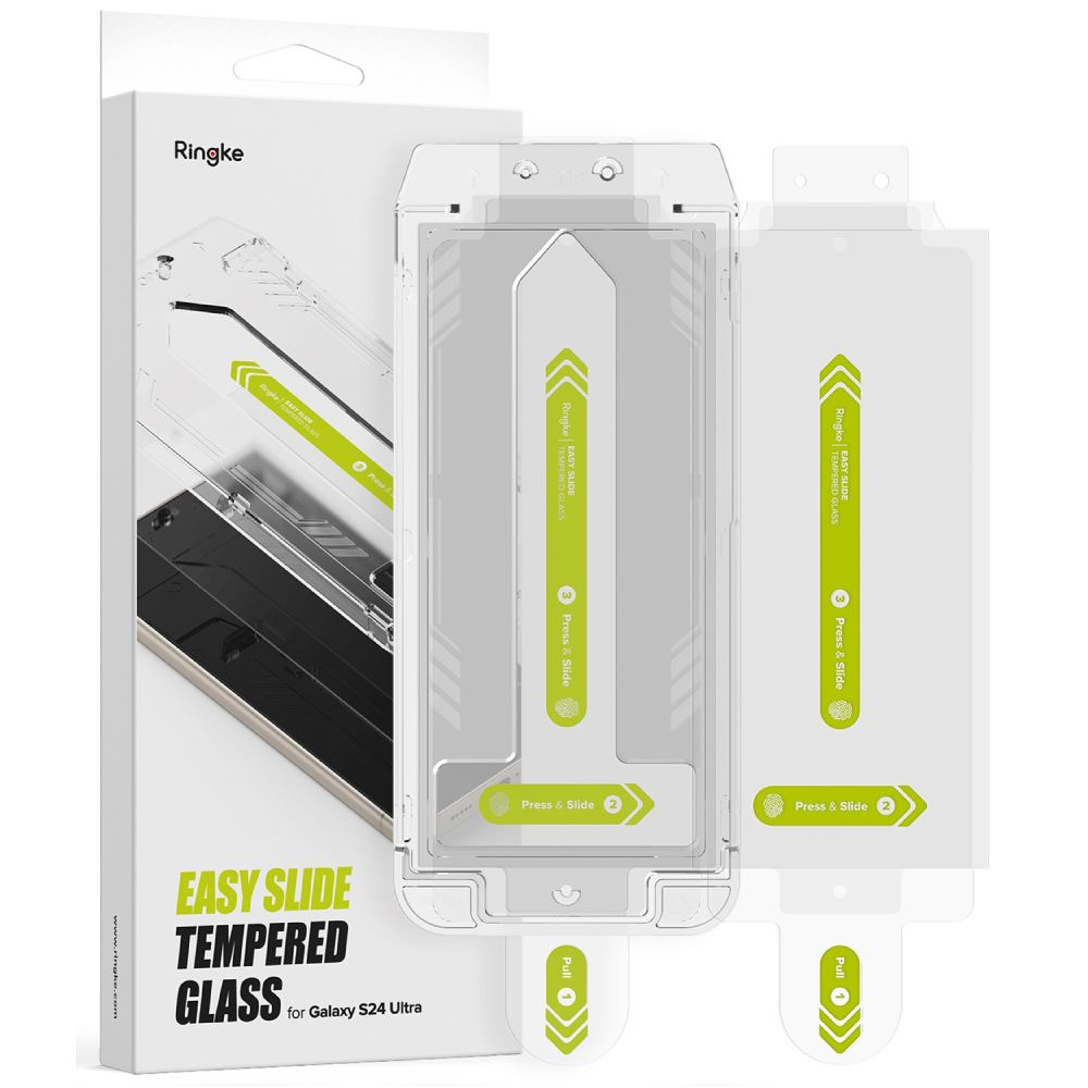 Hærdet Glas Ringke Easy Slide 2 Pack Galaxy S24 Ultra Clear