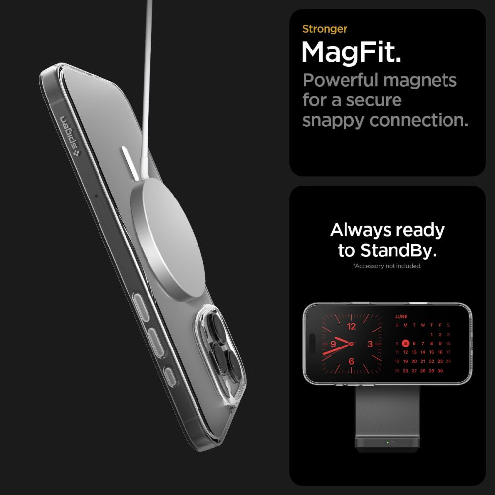 Spigen Thin Fit T Mag Magsafe Iphone 16 Pro Max Klar/Hvid