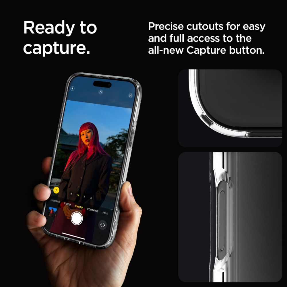 Spigen Ultra Hybrid Iphone 16 Pro Krystalklar