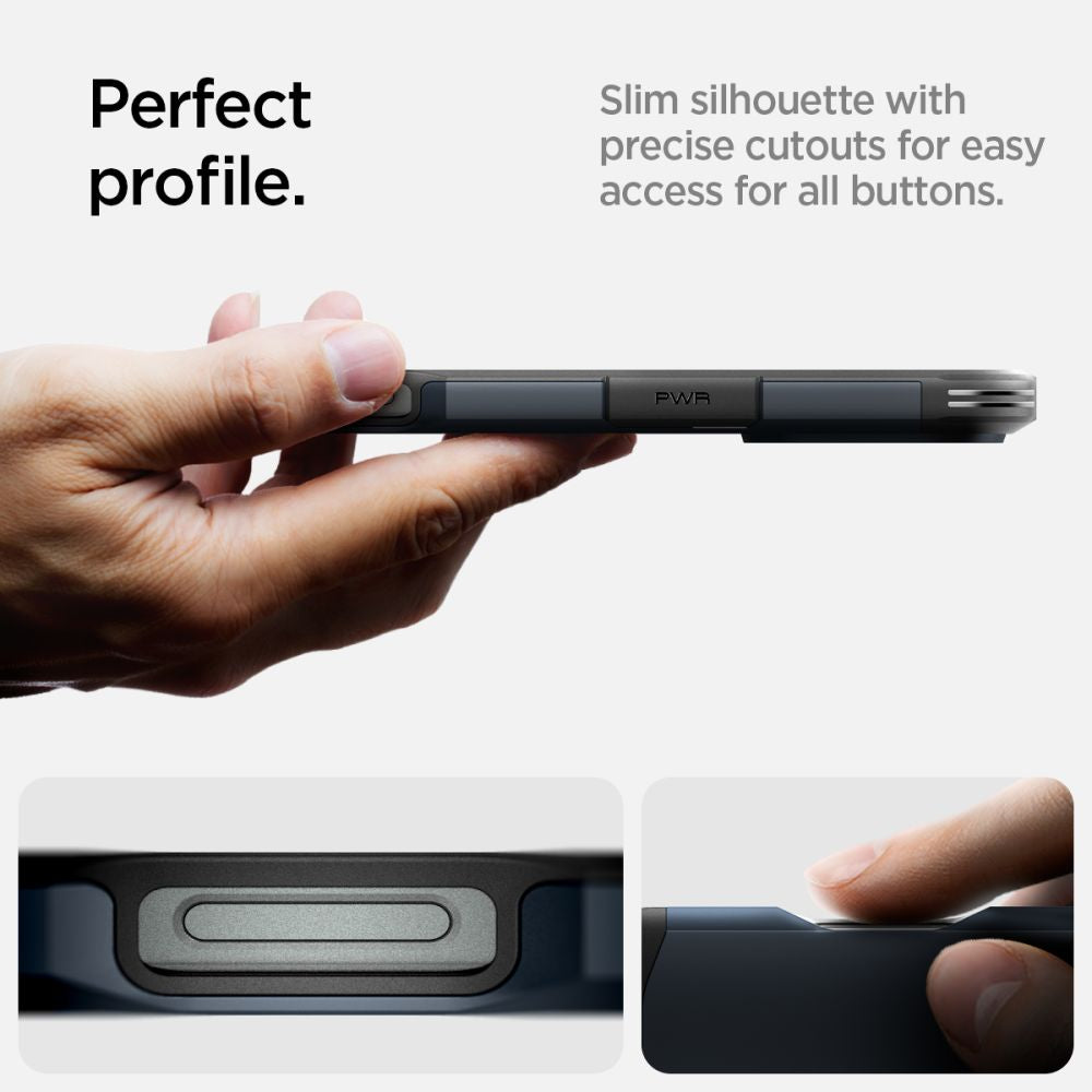 Spigen Tough Armor Magsafe Iphone 16 Pro Max Metal Slate