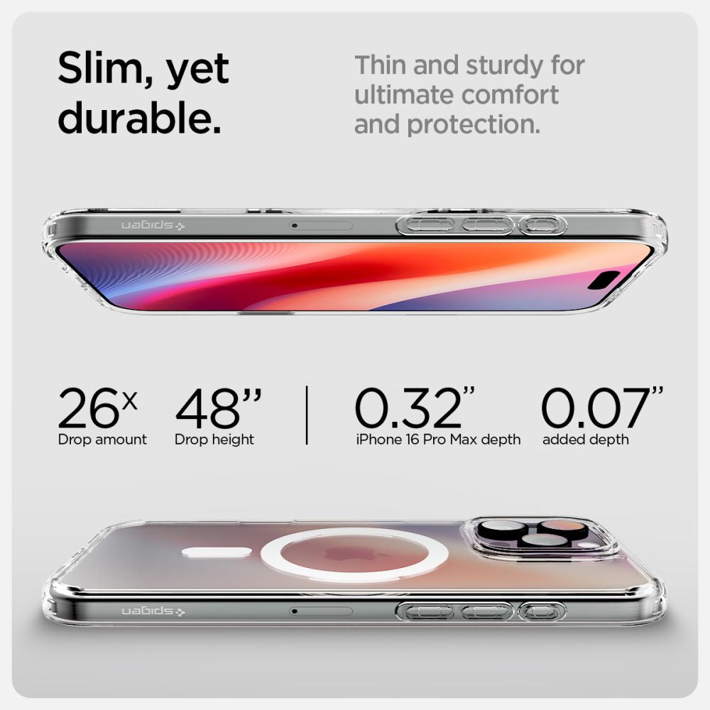 Spigen Ultra Hybrid 'T' Magsafe Iphone 16 Pro Hvid