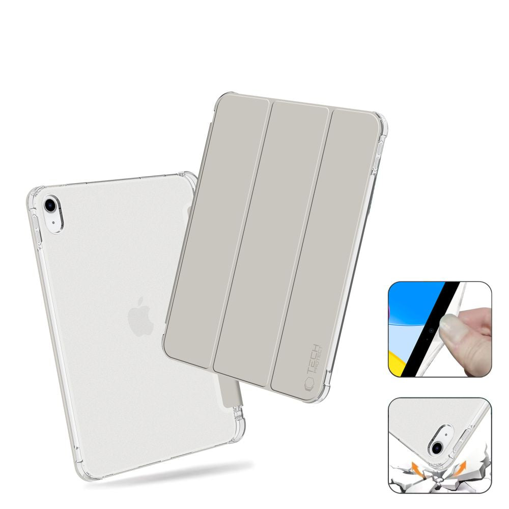 Tech Protect Sc Pen Hybrid Ipad 10,9” 10/2022/11” 11/2025 Krystalsølv