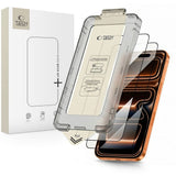 Hærdet Glas Tech Protect Quick Set+ 2 Pack Iphone 17 Pro Black