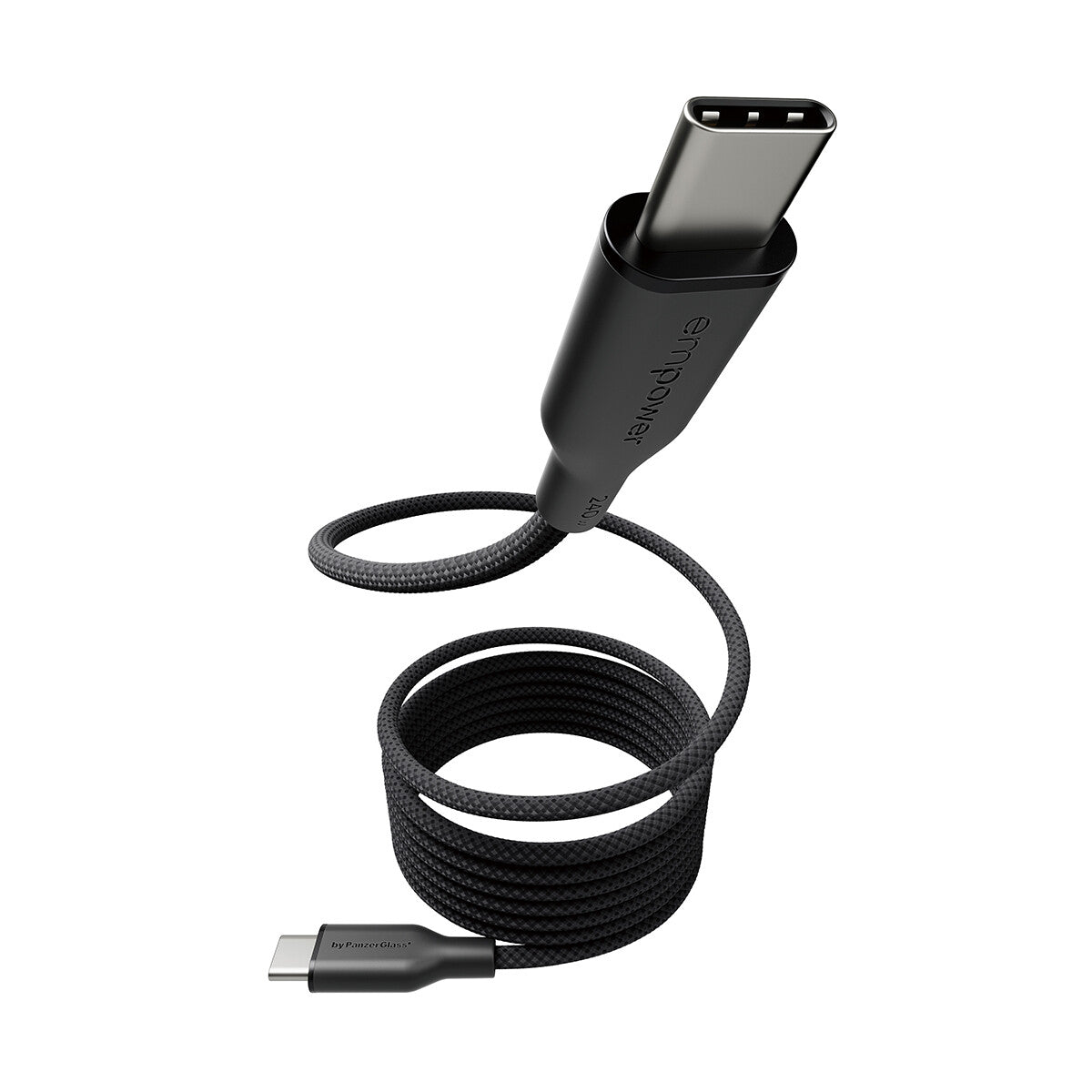 PanzerGlass empower™ by ® Magnetic 240W USB-C to USB-C Kabel | USB 2.0 | 1.5M | Space Black